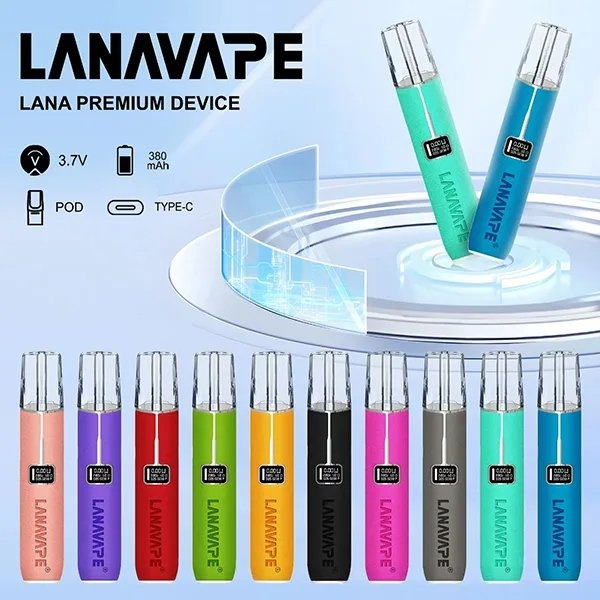 LANA 皮革主機 正品現貨 | 8W/10W可調功率 智慧螢幕 | 通用 SP2S RELX 一代煙彈 台灣速發